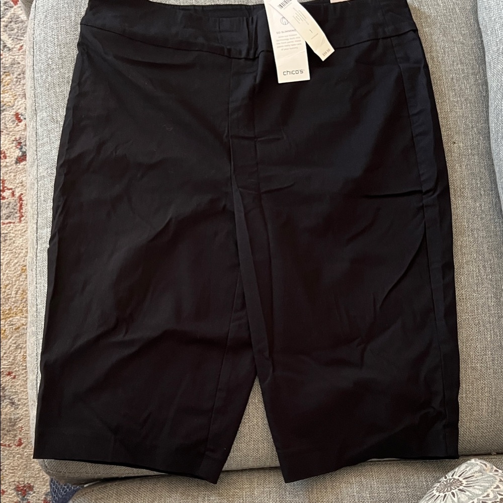 Chico's Elegant Black Shorts